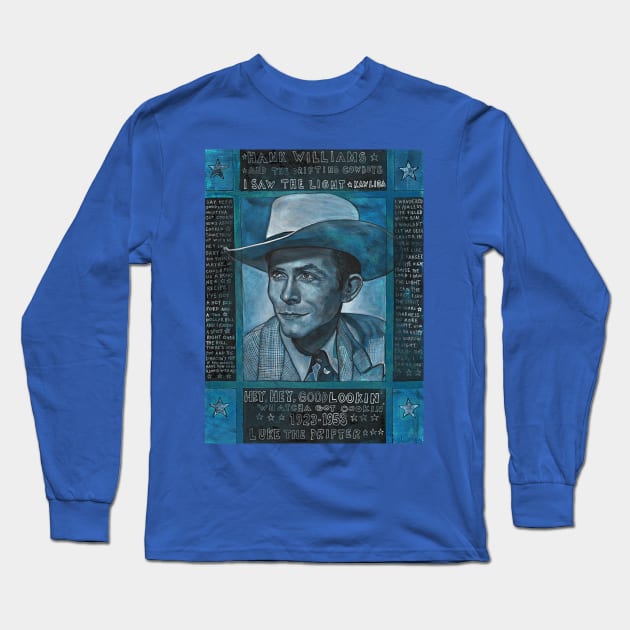 Hank in Blue Long Sleeve T-Shirt by Raybomusic01